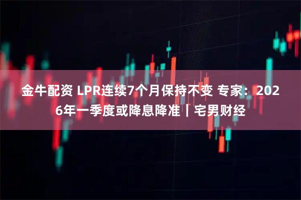 金牛配资 LPR连续7个月保持不变 专家：2026年一季度或降息降准｜宅男财经